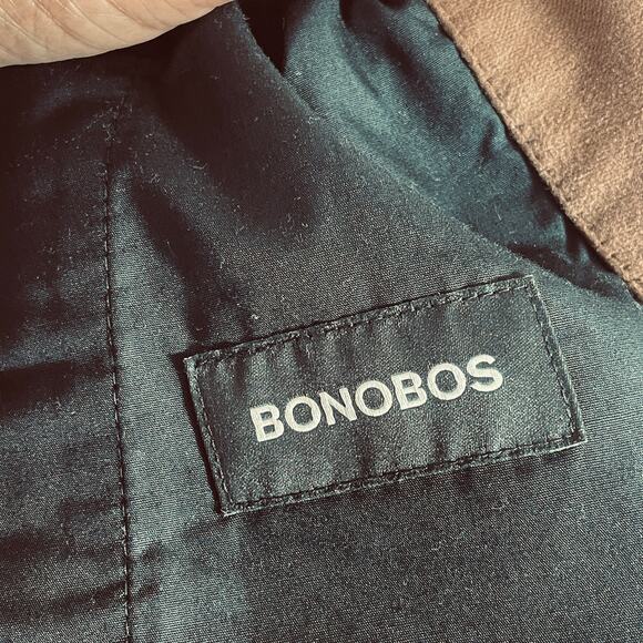 Bonobos Moleskin Trucker Jacket - Men Size S - Brown - Picture 4 of 6